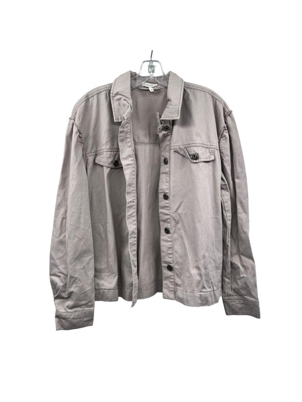 Maurices Womens Cotton Jacket Wisteria Button Up Size Medium Pockets New